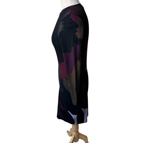 Ted Baker Lauryy Sapphire Abstract Print Bodycon Dress Ted Size 3 (UK 12/US 8) - Picture 6 of 11